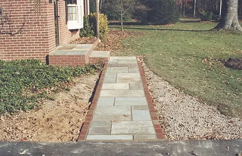 Stone Walkway Installation